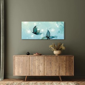 Tablou - Fluturi albaștri (120x50 cm)