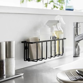 Suport pentru accesorii de spălat negru autoadeziv din metal Film Hook – YAMAZAKI