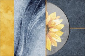 Tablou - Forme și flori (90x60 cm)