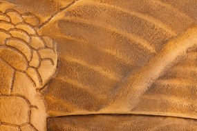 Comoda cu aplicatie exotica pe fronturi SNAKE 120cm natur