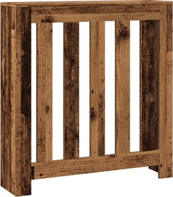 vidaXL Mască pentru calorifer, lemn vechi, 78x20x82 cm, lemn prelucrat