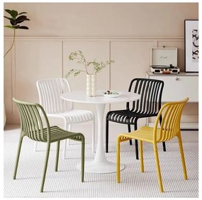 Scaun din plastic TREGO, verde