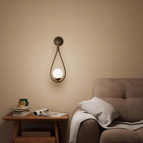 Aplica de perete din alama in forma de lacrima Iside