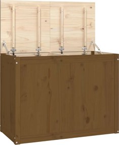 vidaXL Cutie de rufe, maro miere, 88,5x44x66 cm, lemn masiv de pin