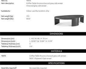 Masuta de cafea design LUX Ancona