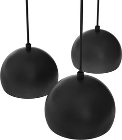Lustră suspendată cu cablu SOOL 5xE27/15W/230V, negru