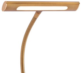 Lampă de masă Art Deco bronz cu LED inclus - Tableau