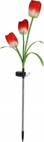 Lampă decorativă solară LED RGB 3xLED/3,7V 200 mAh IP44 tulipán