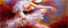 Tablou - Balerină,pictură (120x50 cm)