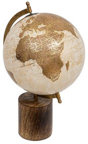 Glob decorativ baza de lemn de mango EXOTIC PANAMA, 35 cm