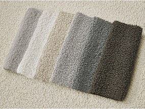 Colțar bej cu tapițerie din țesătură bouclé (cu colț pe partea stângă/cu șezlong) Leonore – Bobochic Paris