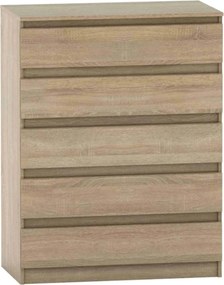 Comoda HANY NEW 005, stejar sonoma, PAL laminat, 90x49x117 cm