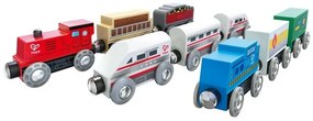 Hape Set de trenuri din lemn