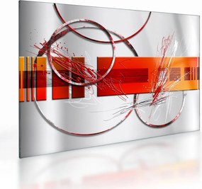 Tablou pe sticlă abstract (70x50 cm)