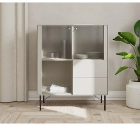 Vitrină gri deschis 91x111 cm Edge by Hammel – Hammel Furniture