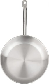 Tigaie Kinghoff KH 2019, Otel inoxidabil - 21CT, 24 cm, Uz casnic si profesional, Cuptor pana la 240°C, Toate plitele inclusiv inductie, Argintiu