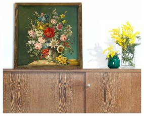 Tablou Vintage Flowers, 50 x 50 cm