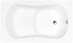 Besco Aria Rehab cada dreptunghiulară 120x70 cm alb #WAR-120-PA