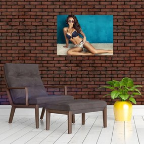 Tablou - Femeia pozând (70x50 cm)