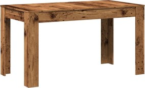 vidaXL Masă de bucătărie, lemn vechi, 140x74,5x76 cm, lemn prelucrat