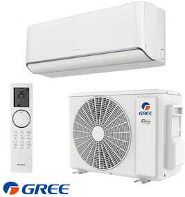 Aparat de aer conditionat inverter Gree Airy GWH18AVDXE-K6DNA1A, 18000 BTU, 35 m², A+++, Wi-Fi, R-32, Alb