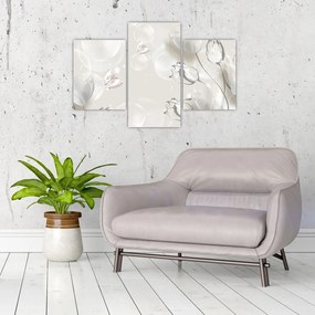 Tablou - Lalele între bule (90x60 cm)