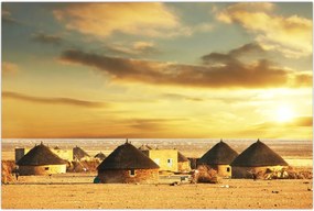 Tablou - Colibe în deșert (90x60 cm)