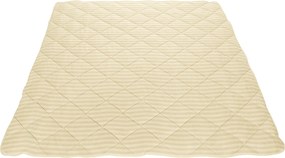 Pilota Alcam Damasc Ivoire 180x200 cm, umplutura cu bambus, 300 g/mp