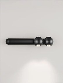 Plafoniera cu 2 Spoturi LED stil minimalist 2700K NOTIC negru