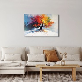 Tablou - Copac multicolor (90x60 cm)