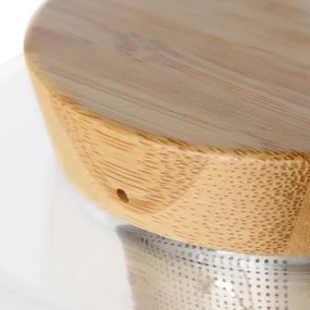 Fierbător INFUSION Viva Scandinavia V74900, 1.2 L, Bamboo kapak, Transparent