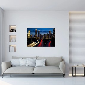 Tablou - Oraș de noapte (90x60 cm)