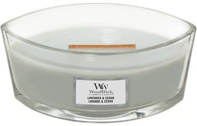 Lumânare parfumată WoodWick Lavender & Cedar, ,453 g