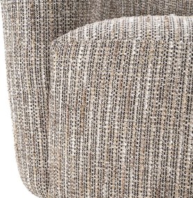 Fotoliu pivotant design elegant LUX Colin left, bej mademoiselle 115432 HZ