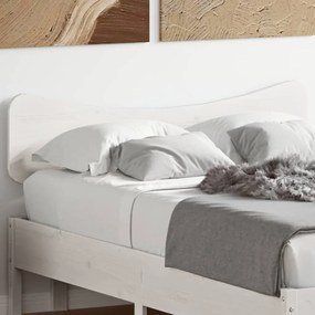 844782 vidaXL Tăblie de pat, alb, 135 cm, lemn masiv de pin