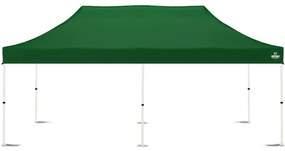 Cort petrecere 3x6m - 3x6m cu 3 pereți - Verde