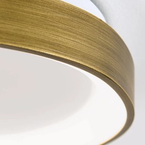 Plafoniera LED design modern slim CHARLIE patina D-45cm