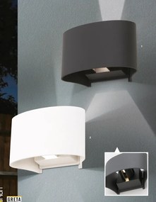 Aplica LED de exterior design modern ambiental IP54 GRETA antracit