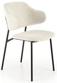 Scaun de bucaterie Lutero, crem