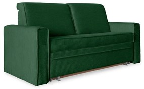 Canapea verde-închis extensibilă 168 cm Lucky Lucy – Miuform