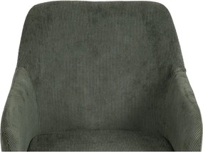 Scaun de sufragerie verde tapițat Lunio – Bonami Essentials