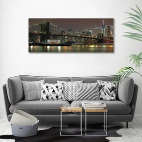 Pictură pe pânză New york, pe timp de noapte