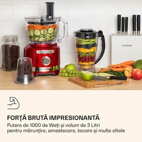 Klarstein Luca, mixer multifuncțional, 1000 W, 3 L, setare viteză continuă, 6 moduri