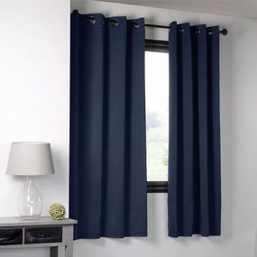 Draperie groasă blackout NOTTE albastru marin 135 x 180 cm 1 buc