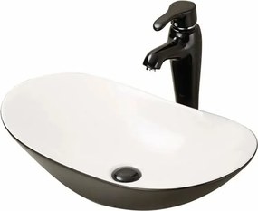 Lavoar pe blat Fluminia My Night 60.5x36 cm