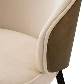 Scaun design elegant LUX Camerota, Sabino beige