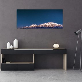 Tablou cu munți și cerul nocturn (120x50 cm), în 40 de alte dimensiuni noi