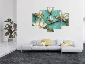 Tablou - Magnolii 3D (150x105 cm)