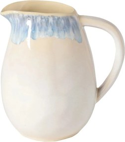Carafă din gresie ceramică Costa Nova Brisa, 1,8 l, albastru - alb