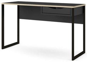 Birou Felix Light 130, negru mat / negru